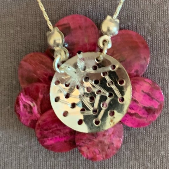 Barbiecore Pink Statement Necklace and Earring set - Picture 9 of 10